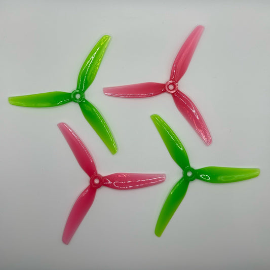 HQPROPS ETHIX S3 PROP WATERMELON 5031 TRE PALE 5x3.1x3 (2 CW + 2 CCW)